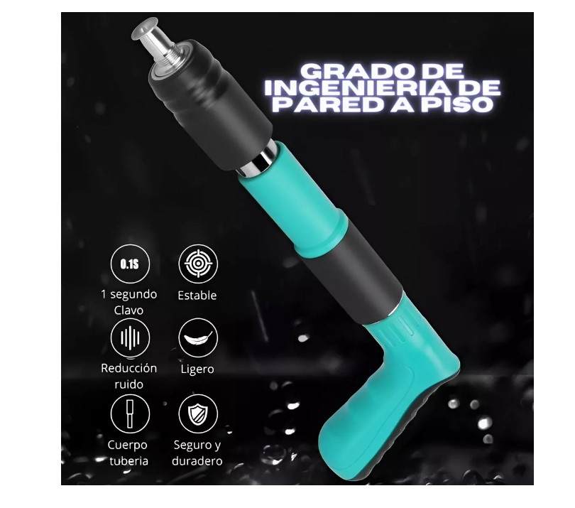 Miniatura 2 de Pistola de remaches con 50 clavos